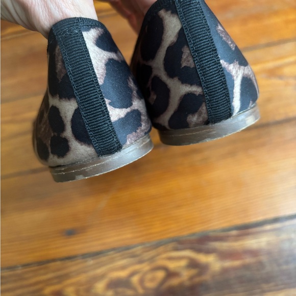 J.Crew Satin Gemma Ballet Flats in Leopard Print - Picture 6 of 6
